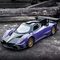 1:31 Pagani Zonda R Revolucion Alloy Sports Car Model Diecasts Metal Toy Racing Car Model Simulation Sound and Light Kids Gifts 2