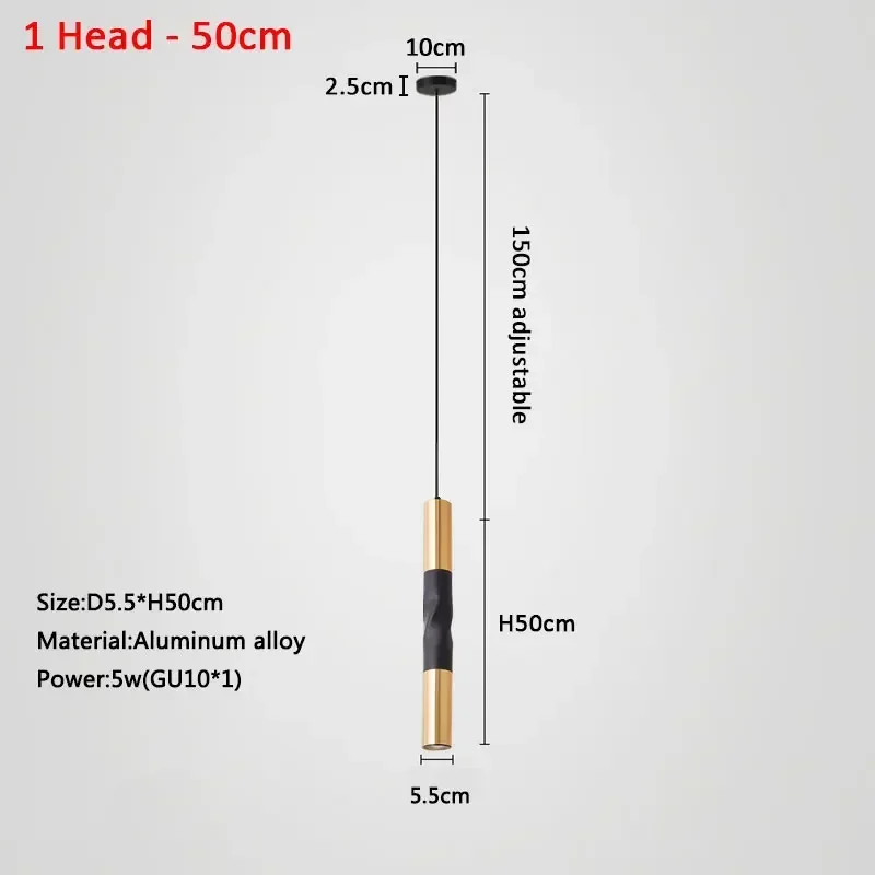 1 head-50cm