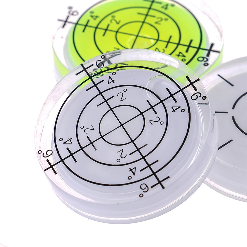 Bubble Level 32mm Spirit-Bubble Level Surface Degree Marking Level Round Measuring Meter Acrylic For Construction Manual Tools Parts