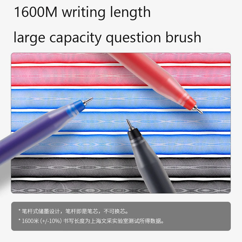 Kaco★ KACO JOY Kawaii Cap Gel Pen Large Capacity 160M Black Blue