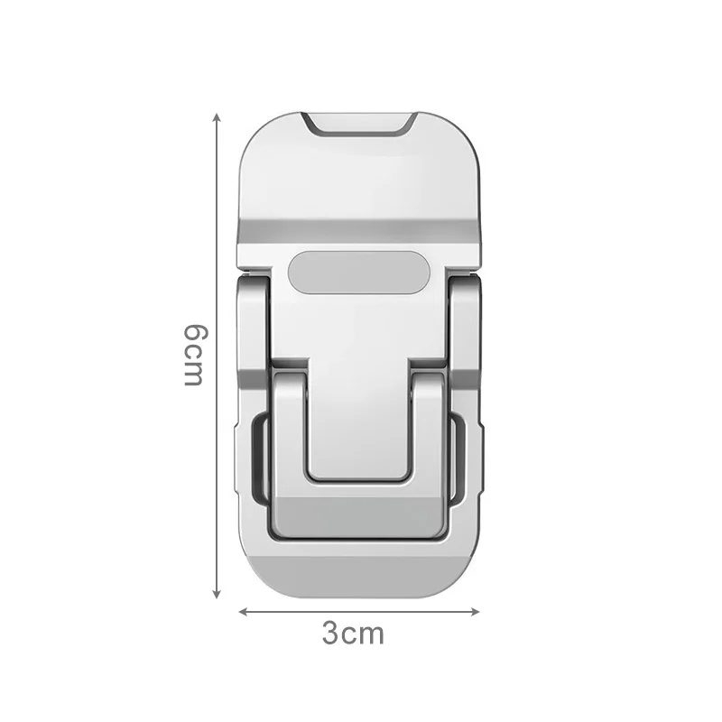 2PCS 접이식 노트북 스탠드 조정 가능한 각도 브래킷 접착식 보이지 않는 브래킷 휴대 전화 노트북 용 휴대용 뷰잉 스탠드
