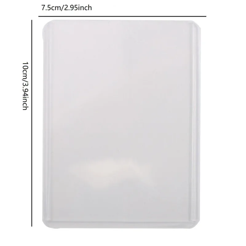 25Pcs Transparent PVC Toploader Protective Sleeve for Collectible Basketball Sports Cards Game Kpop Idol Card Holder 2