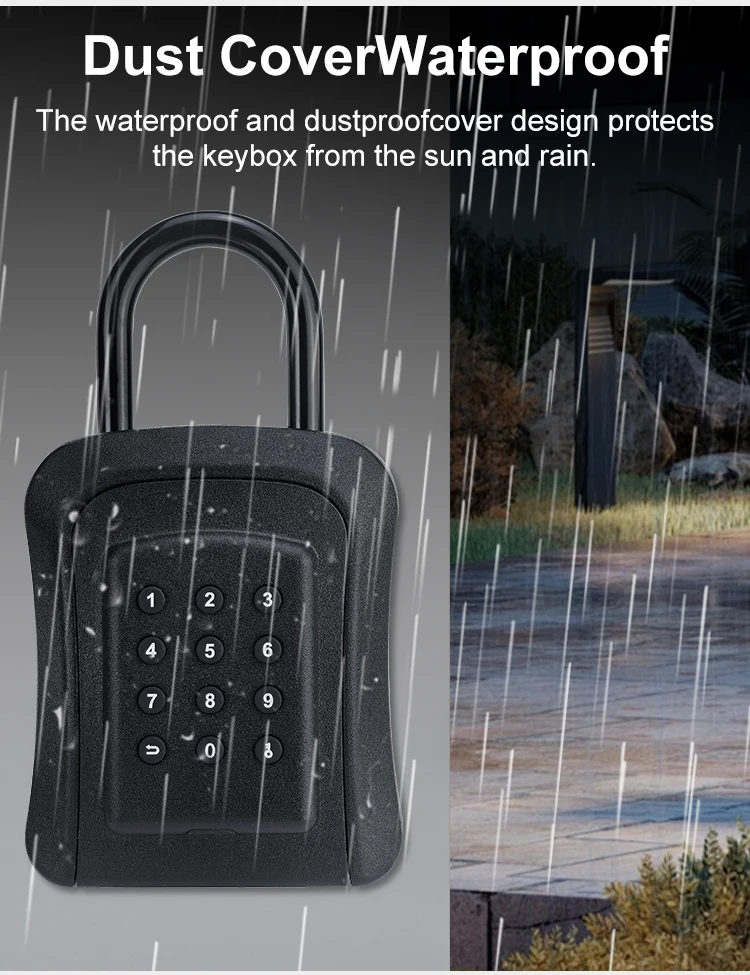 TTLock Wireless Key Box Waterproof Key Safe Security Intelligent Password Storag