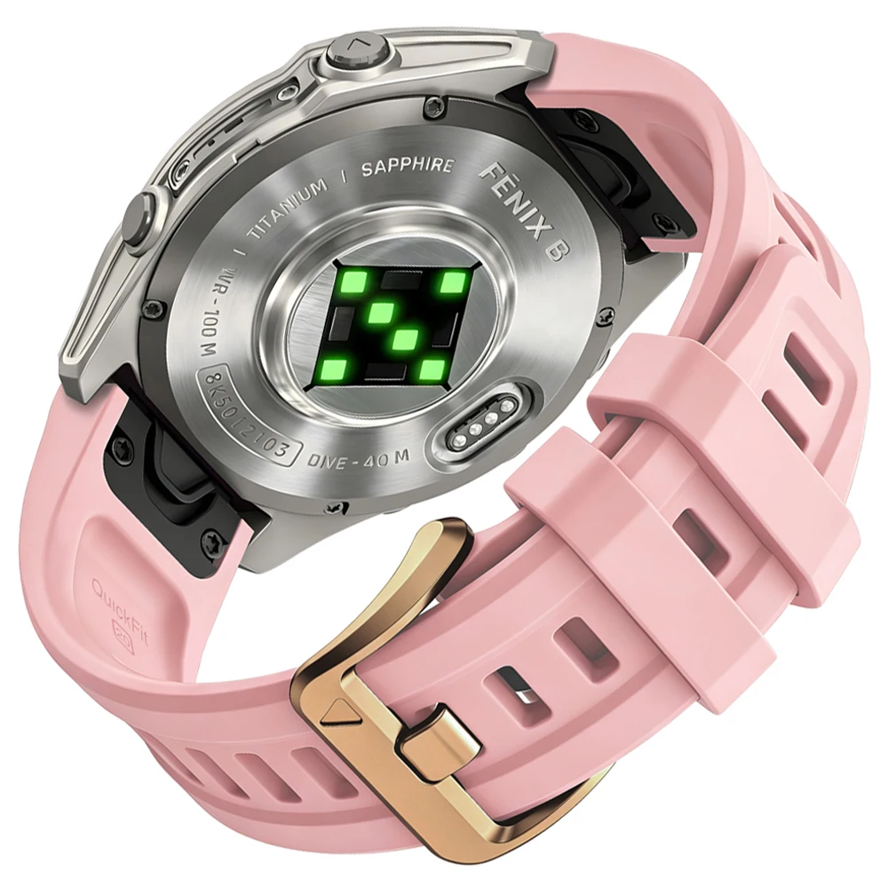 Enhanced Silicone Quickfit Watch Band – 20mm Strap
