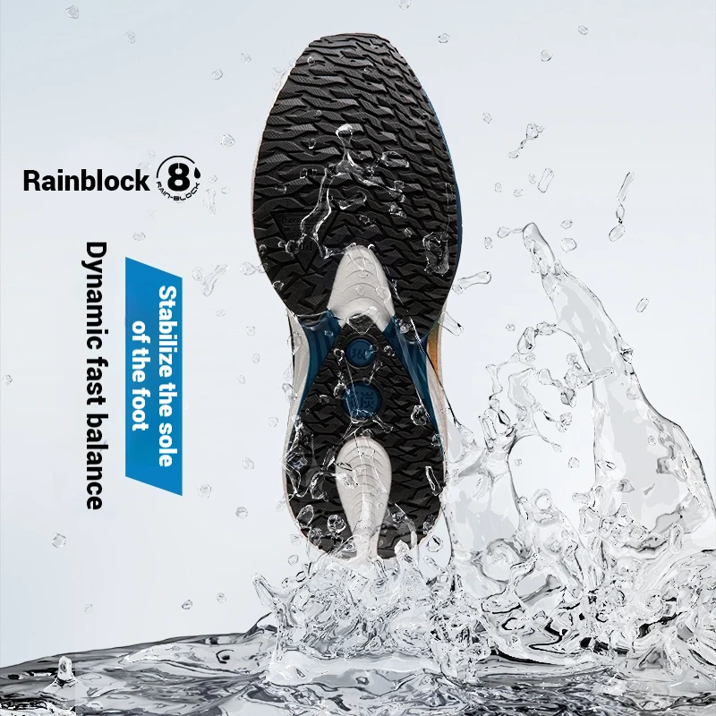 361 Degrees Rainblock 8.0 Men's Running Shoes New Breathable