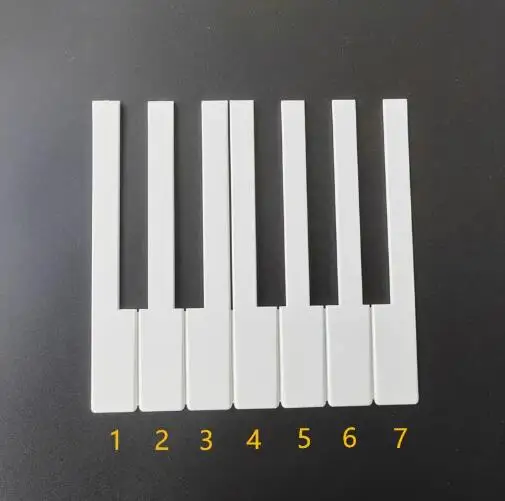 Piano accessories Yamaha no side white keys leather piece