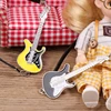 1:12 Dollhouse Miniature Guitar Model Musical Instruments Ornament Doll Micro Scene Construction Props 3