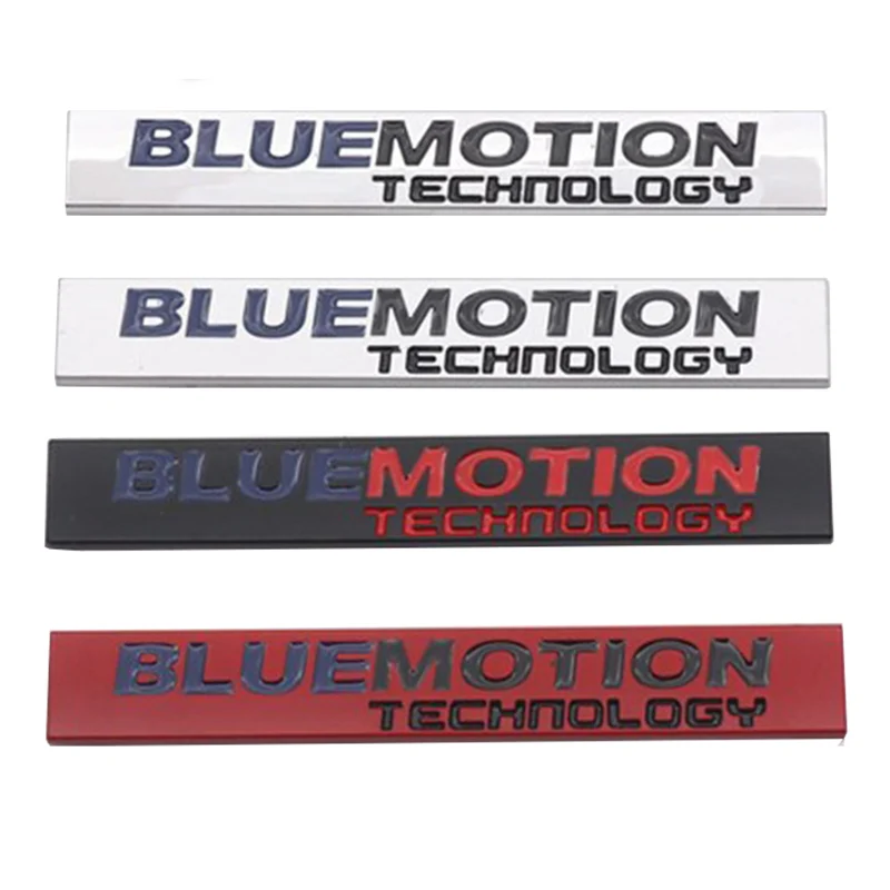 3D Metal Bluemotion Logo Car Grill Badge Trunk Sticker Per Volkswagen Vw Golf 7 6 Polo 5 Passat Bluemotion Emblem Accessori
