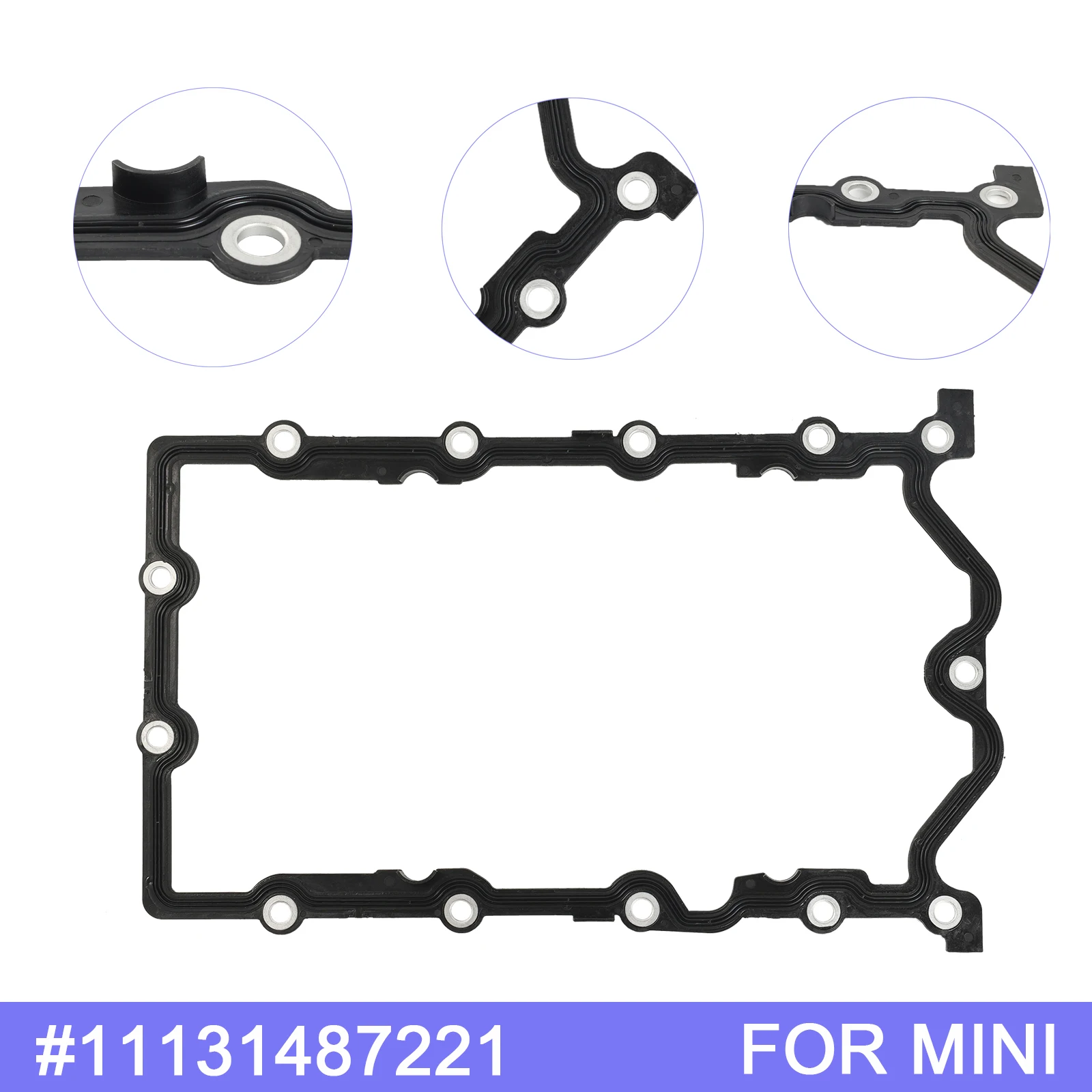 Engine Oil Pan Gasket For Mini Convertible Cooper Jeep Renegade Fiat Grande Punto Linea Tipo Chrysler 1.6L 2002-08 11131487221