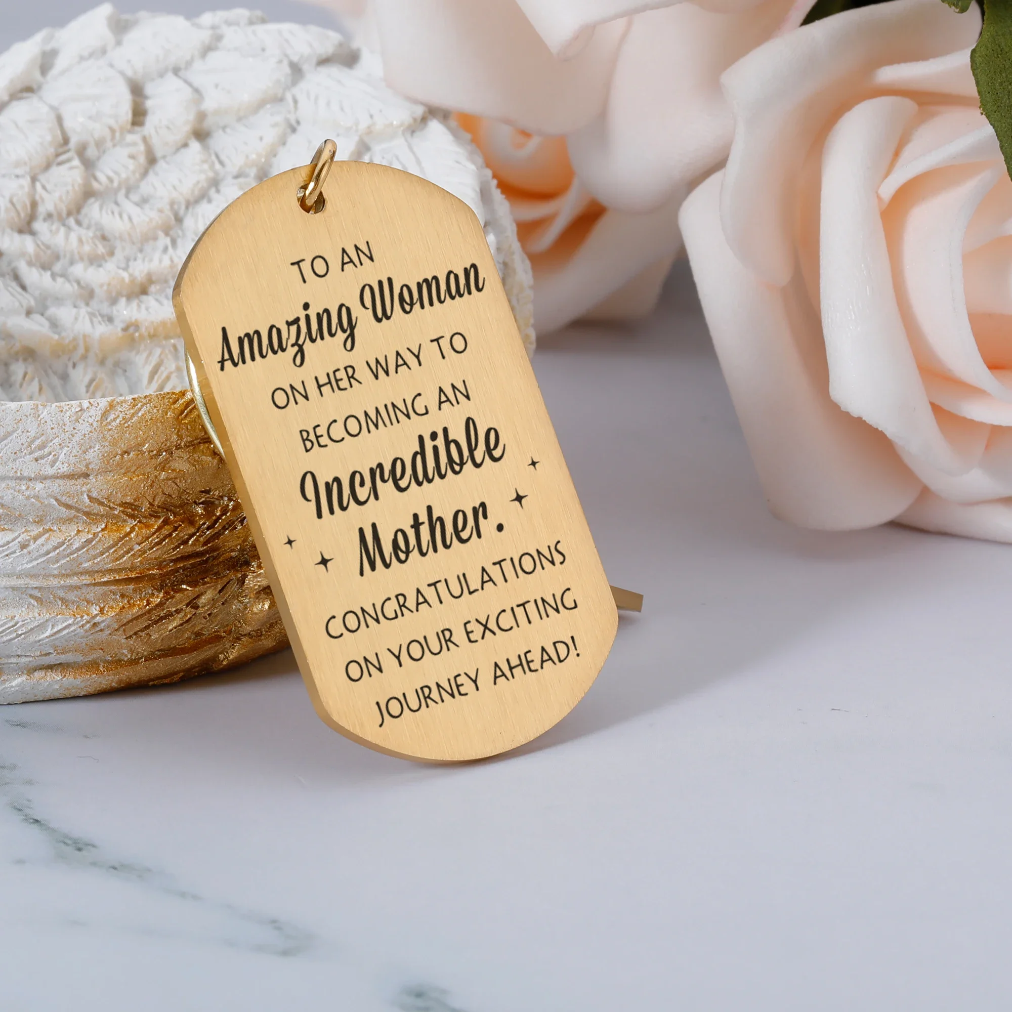 

Mother's day Keychain To An Amazing Women Memorial Jewelry for Mommy from Husband Son Daughter with Thanksgiving Birthday Gifts