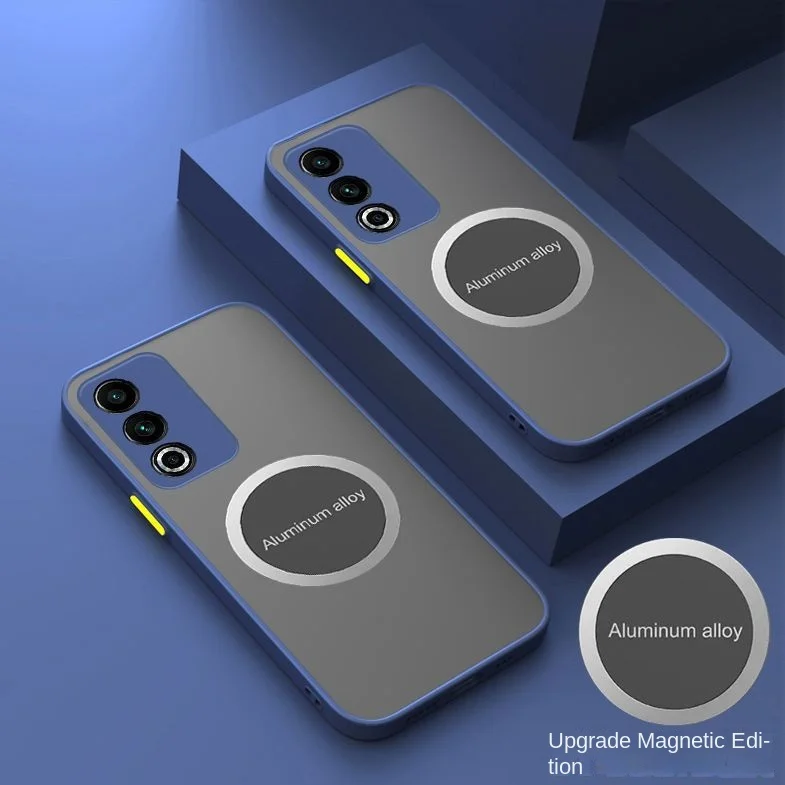Hard PC Transparent Matte Magnetic Protective Back Cover Full Phone Shell Housing
