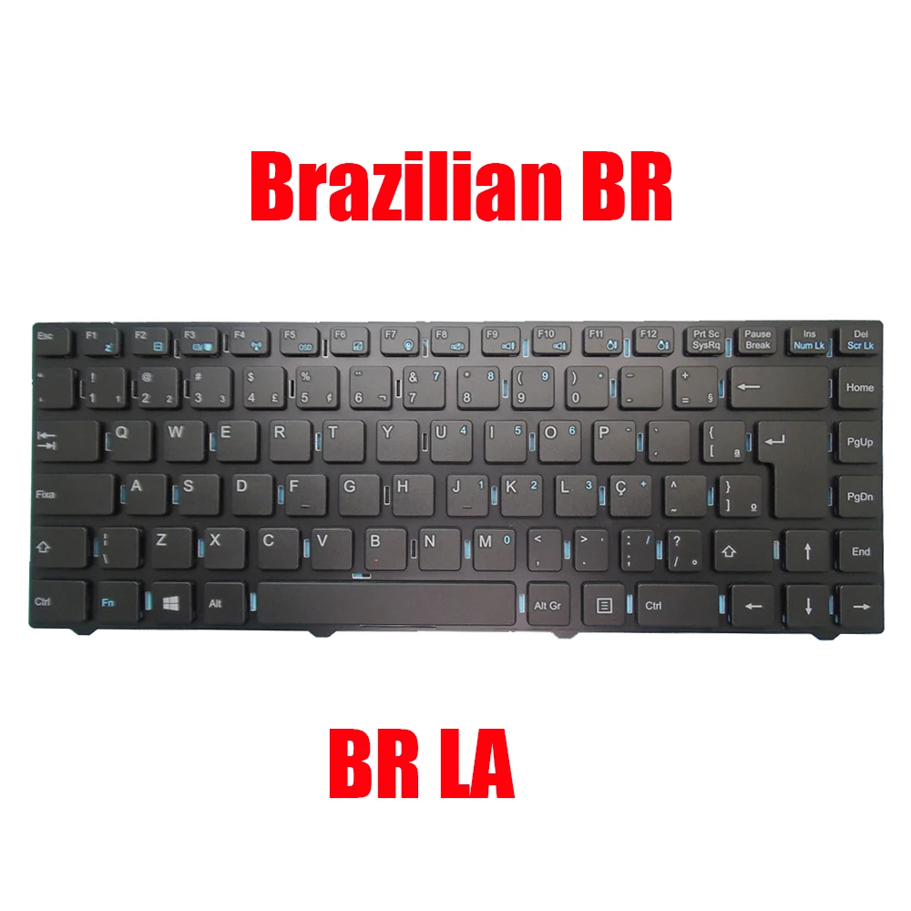 BR LA Laptop Replacement Keyboard For Compaq Presario CQ-360 Brazilian Latin America Black Without Frame New |