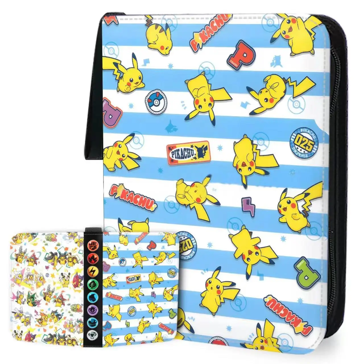 Sac À Cartes Pokemon, Nouveau Jeu, Collection De Cartes, Livre De Jouets,  Fermeture Éclair, Cadeau D'anniversaire Pour Enfants, Contient 50 Pages,  400 Feuilles, Peau Pu Étanche - Jeu Cartes De Collection - AliExpress