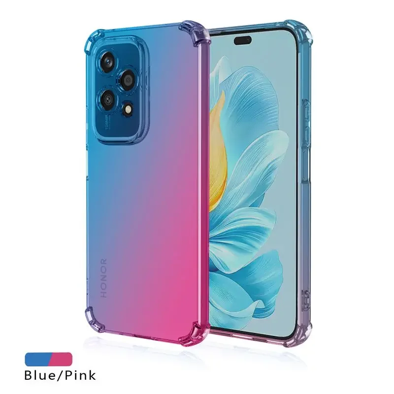 Shockproof Gradient TPU Transparent Protective Case