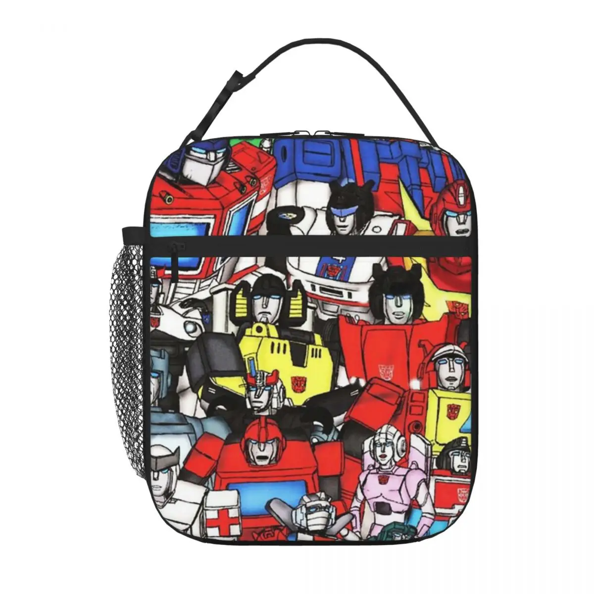 

Transformers Autobots Lunch Bags Insulated Bento Box Waterproof Lunch Tote Leakproof Picnic Bags Cooler Thermal Bag for Woman