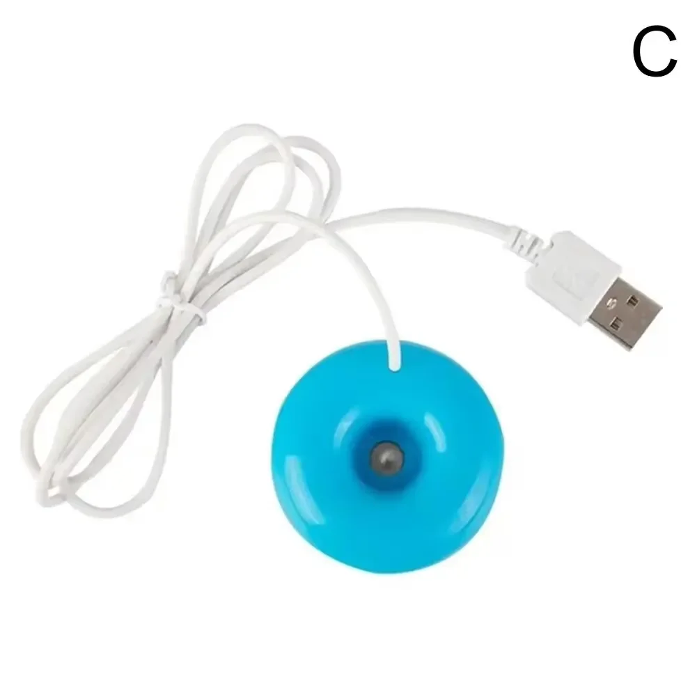 HOMEFISH Mini Donut Şekilli USB Nemlendirici Negatif İyon yuvarlak Masaüstü Hava Temizleyici Ev Ofis Donut Buhar Difüzörü Mini Püskürtücü
