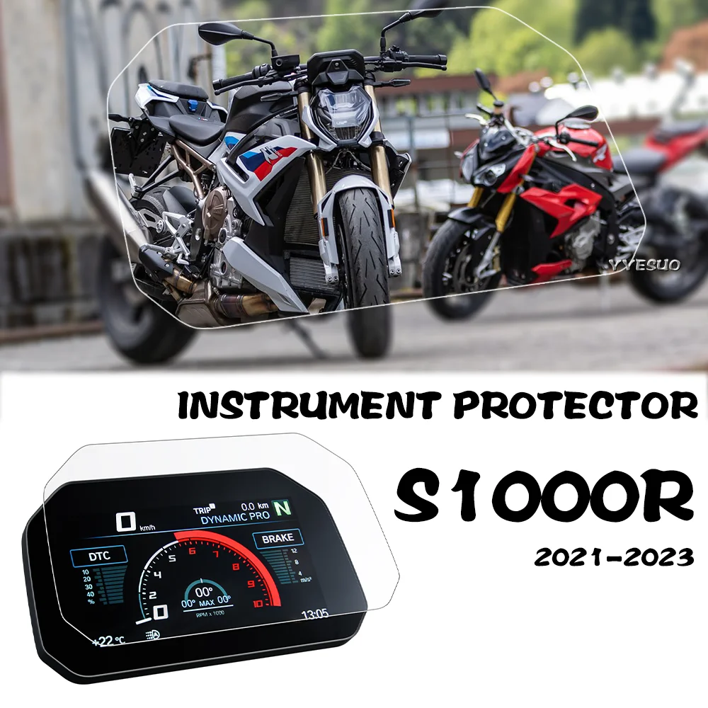 

for BMW S 1000 R Accessories Dashboard Screen Protector Motorcycle TPU Instrument Film S1000R Retrofit Parts 2021 - 2023