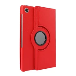 360° Rotating Stand Tablet Cover Case for Enhanced Viewing and Protection (Red)