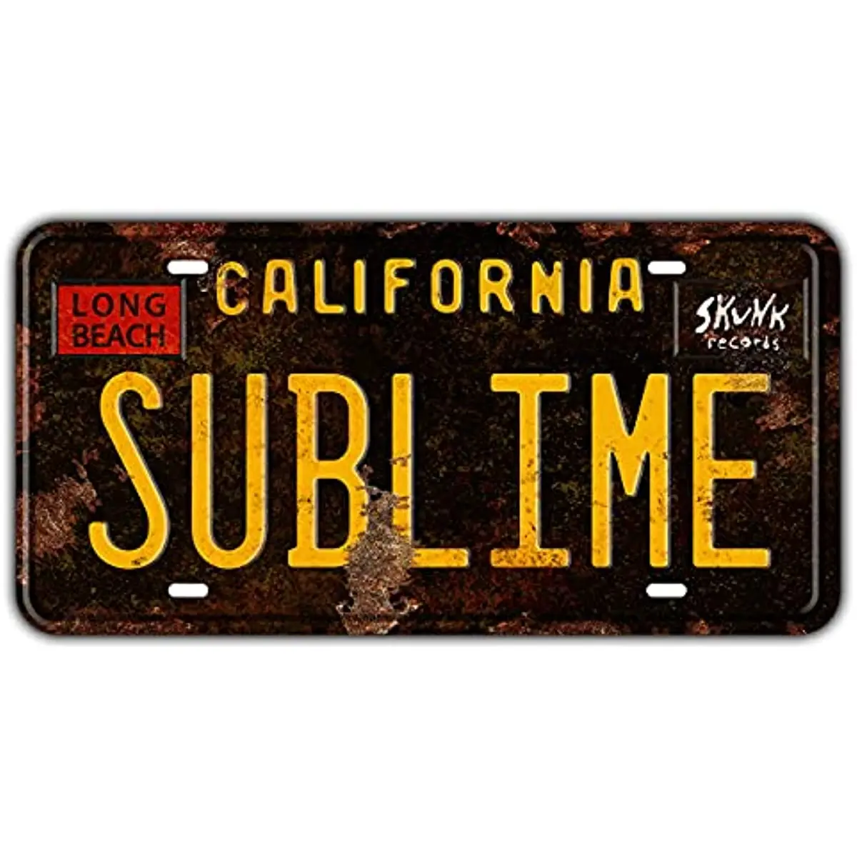 

New Embossed Retro Vintage License Plate, US States Historical Tin Sign, Auto Number Tags vintage home decor