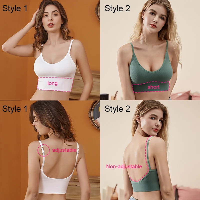Women Seamless Bralette Sexy Crop Top Underwear Seamless Strap Tube Sensual Lingerie Beautiful Back Bra women tube tops