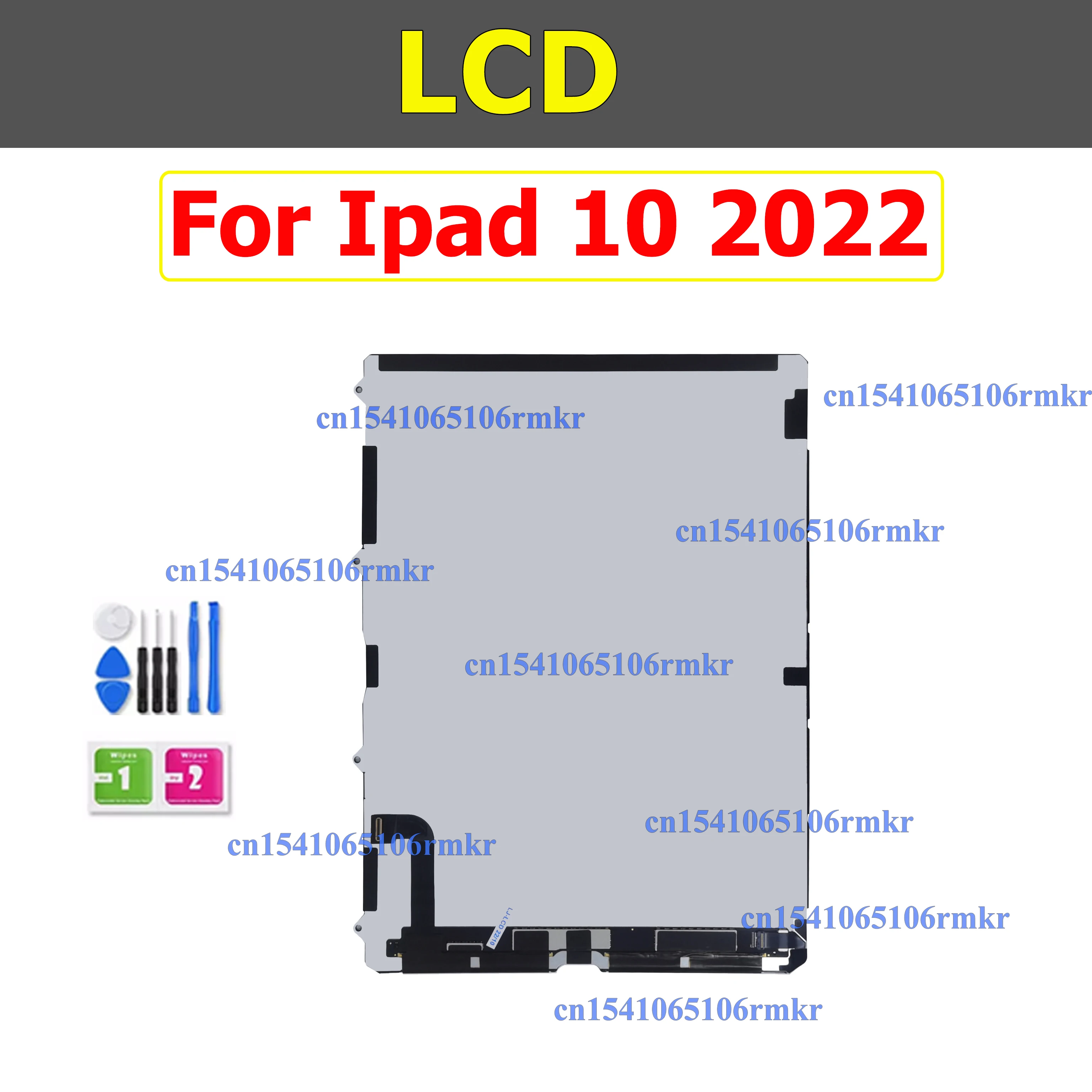 NB Screen Vervanging Voor IPad 10e Generatie 10.9 Inch Touchscreen Digitizer 2022 Pre Geinstalleerd Lijm Zwart Model A2696 A2757 A2777 Met Gereedschap 1998732492