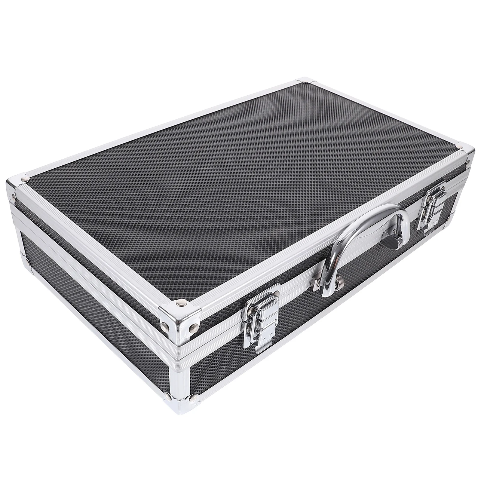 

Microphone Box Storage Suitcase Equipment Case For Audio Organizer Boxes Sturdy Aluminum Holding Studio Alloy Sponge Handheld
