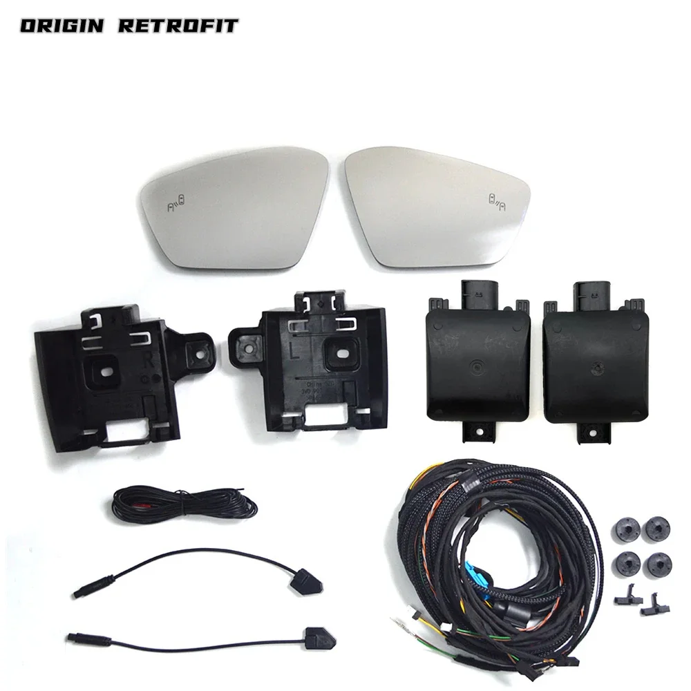 

For Superb Blind Spot Lane Change Assist Kit Mirror Set 2QD 907 685 685 3VD 907 455 A 456 A