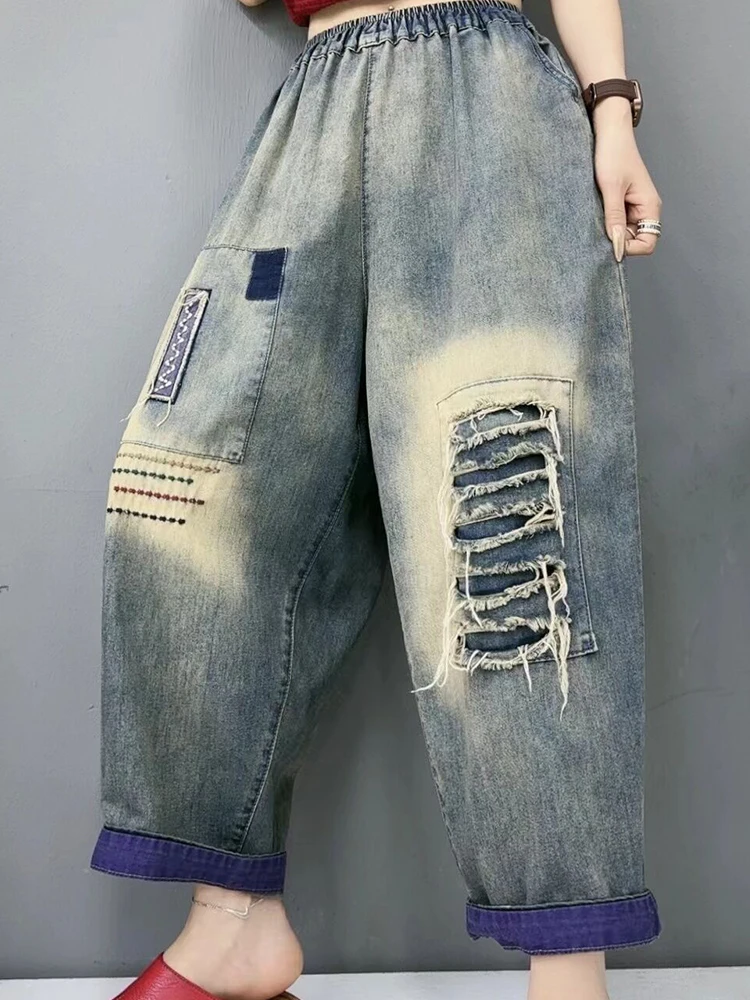 パンツ pan denim baggy roll pants edit for lulu pan denim baggy roll pants edit for lulu レディース
