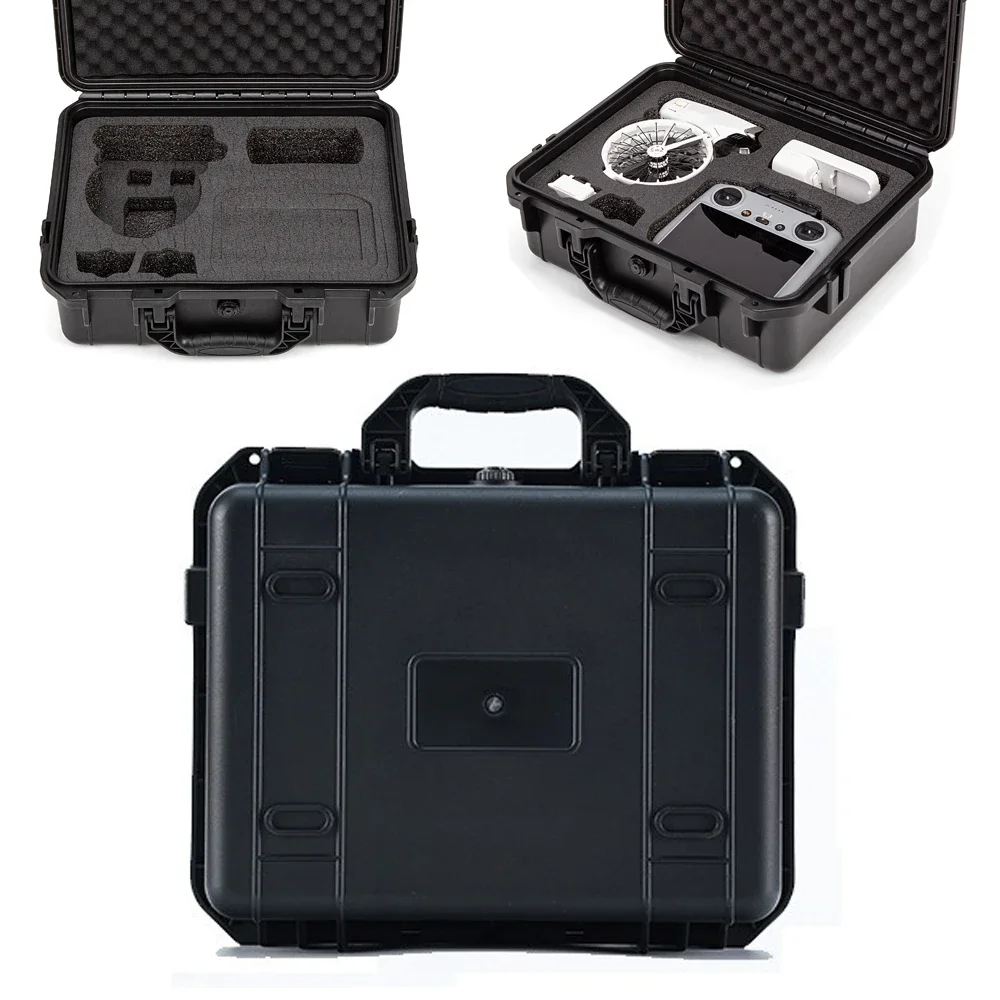 Waterproof Hard Case for DJI Flip and RC2/RC/RC-N3/N2/N1, Carry Case Bag Storage Support 7 Batteries and Other Accessories