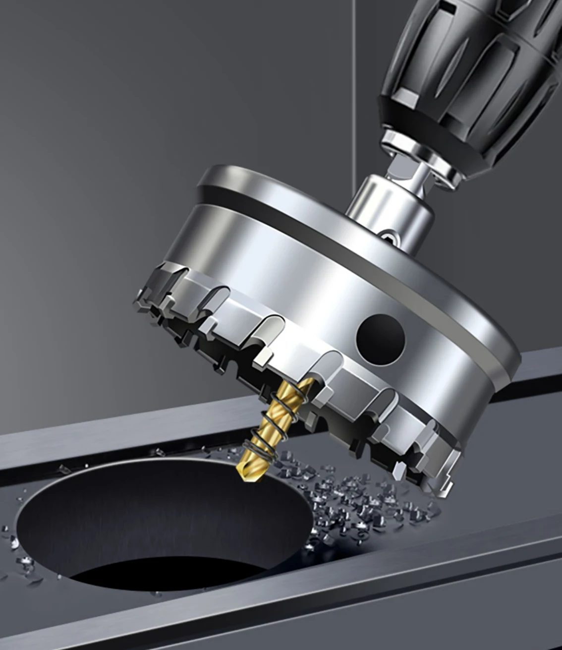 Set Di 16 Seghe A Tazza In Carburo TCT, Punte Da Trapano Da 15-50