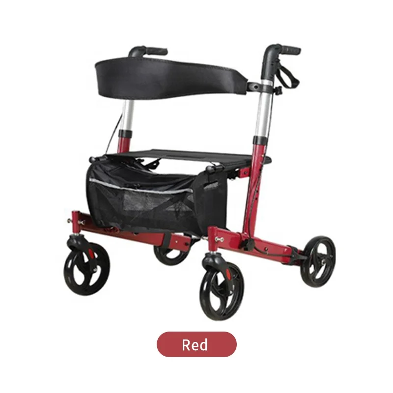 Junlaole Portable Folding Walker & Rollator Hot Sale Rehabilitation Walk Aids for Elders Top Seller