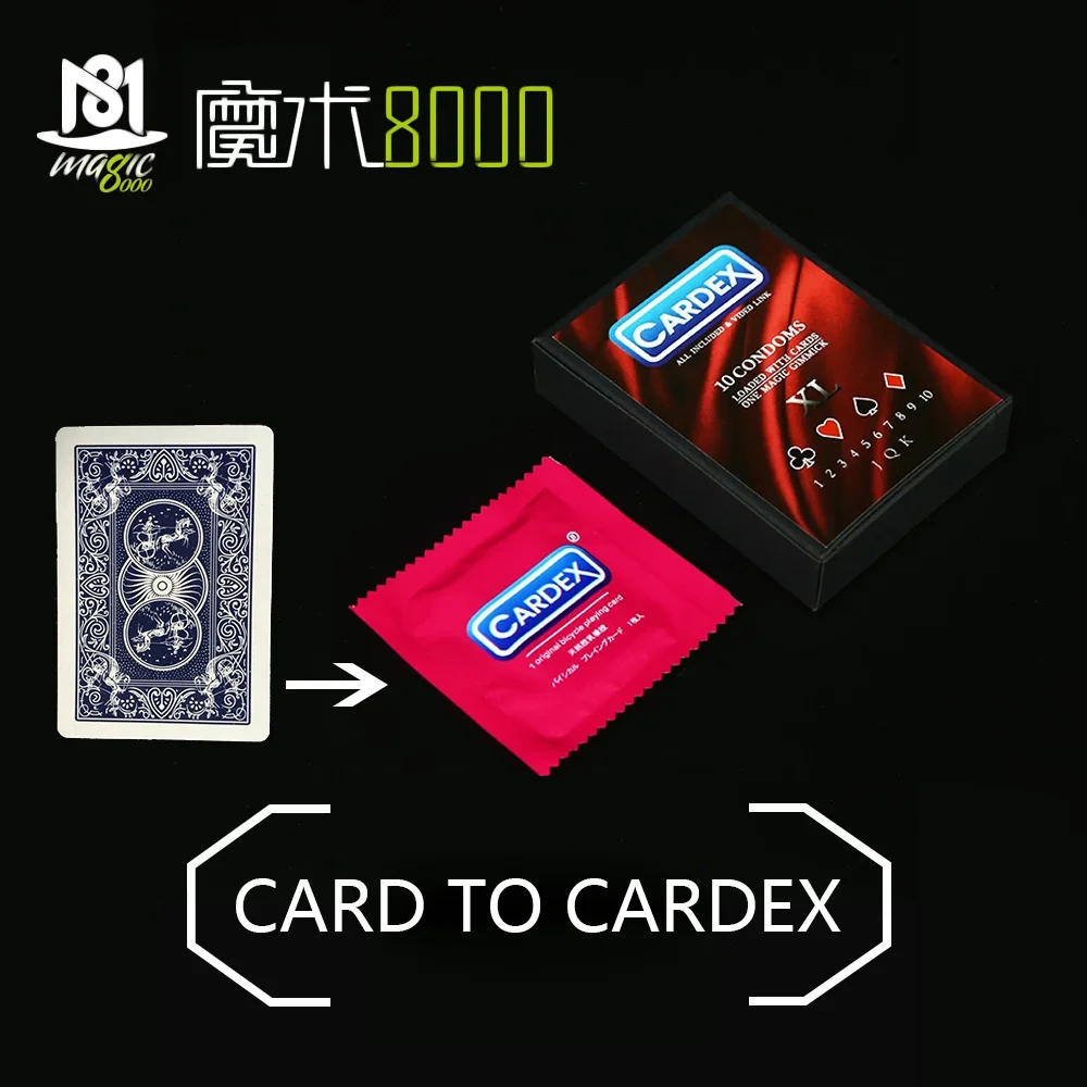 Card to Cardex Fun Magic Tricks Beginner Magician Close Up Street Props Illusions Gimmick Mentalism Puzzle | Игрушки и хобби