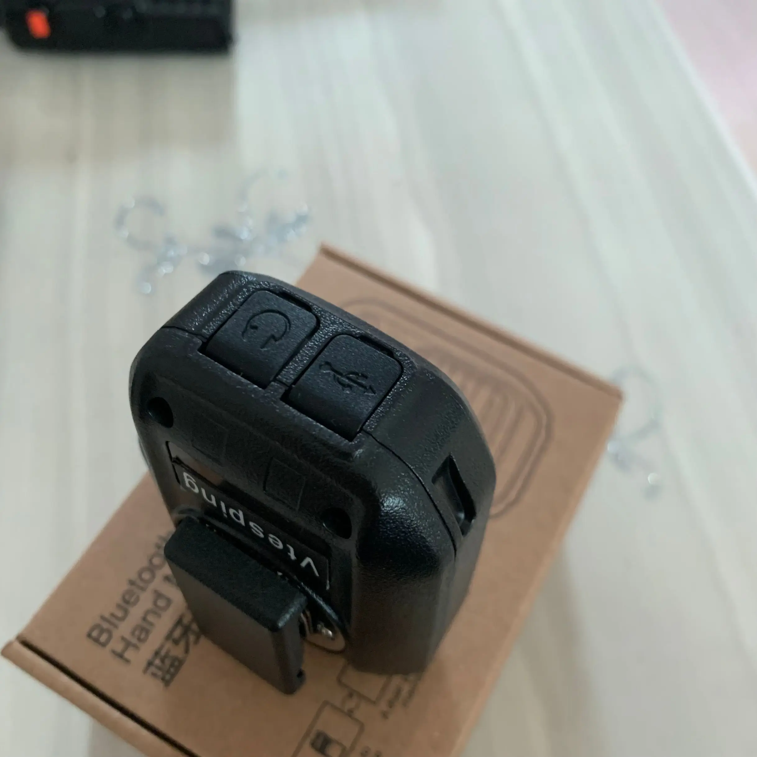 waterproof Bluetooth microphone Ip68 for zello ios+ Android Mobile Phone