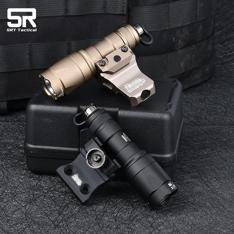 

WADSN SF M600 M300 Flashlight Offset Mount Base Metal Airsoft Weapon Scout Light Lantern Torch Mount Mlok Keymod 20mm Rail