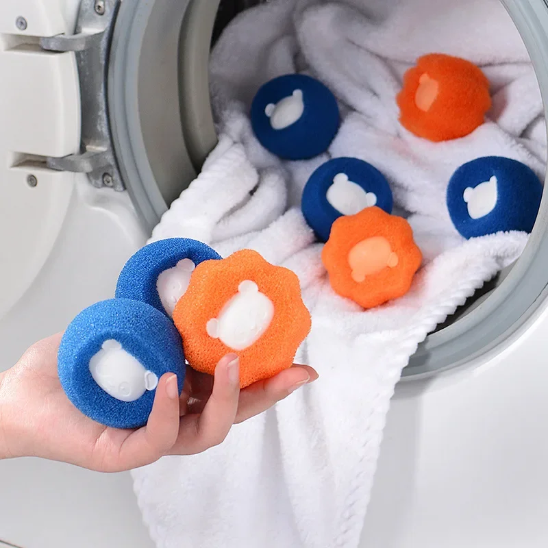 

Magic Laundry Ball Kit Reusable Clothes Hair Cleaning Tool Pet Hair Remover Washing Machine Cat Dog Hair Catcher Laundry Ball
