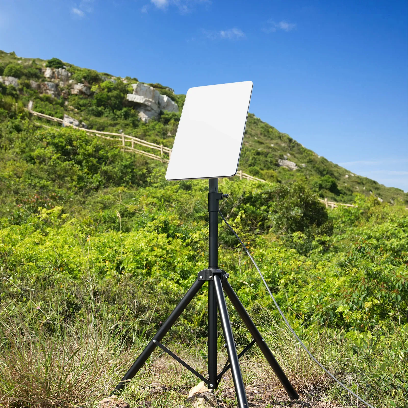Foldable Metal Triangle Stand for Starlink Antenna