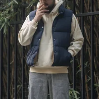 Rugged Bronson Trail Down Vest Retro-Inspired Men's Water-Resistant Puffer Waistcoat 1