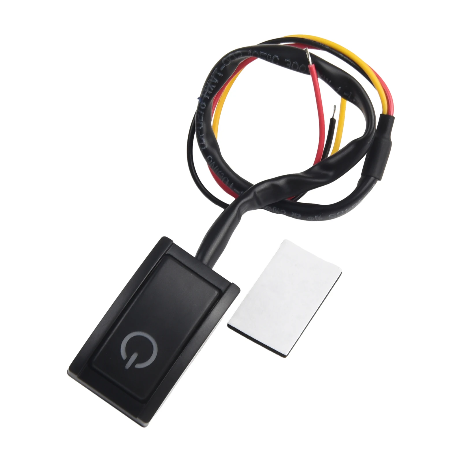

1pc High quality Replace Switch Switches Plastic Push DC12V Double-sided Adhesive Tape LED Light Latching ON/OFF
