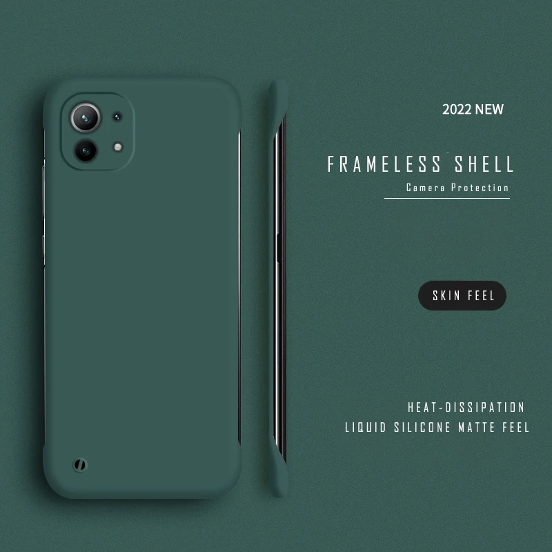 Custodia ultra sottile rigida per PC senza cornice per XIAOMI Mi 12 11 10 9 Lite SE 9T 10T 11T Pro Poco F3 Cover opaca_voghion.com