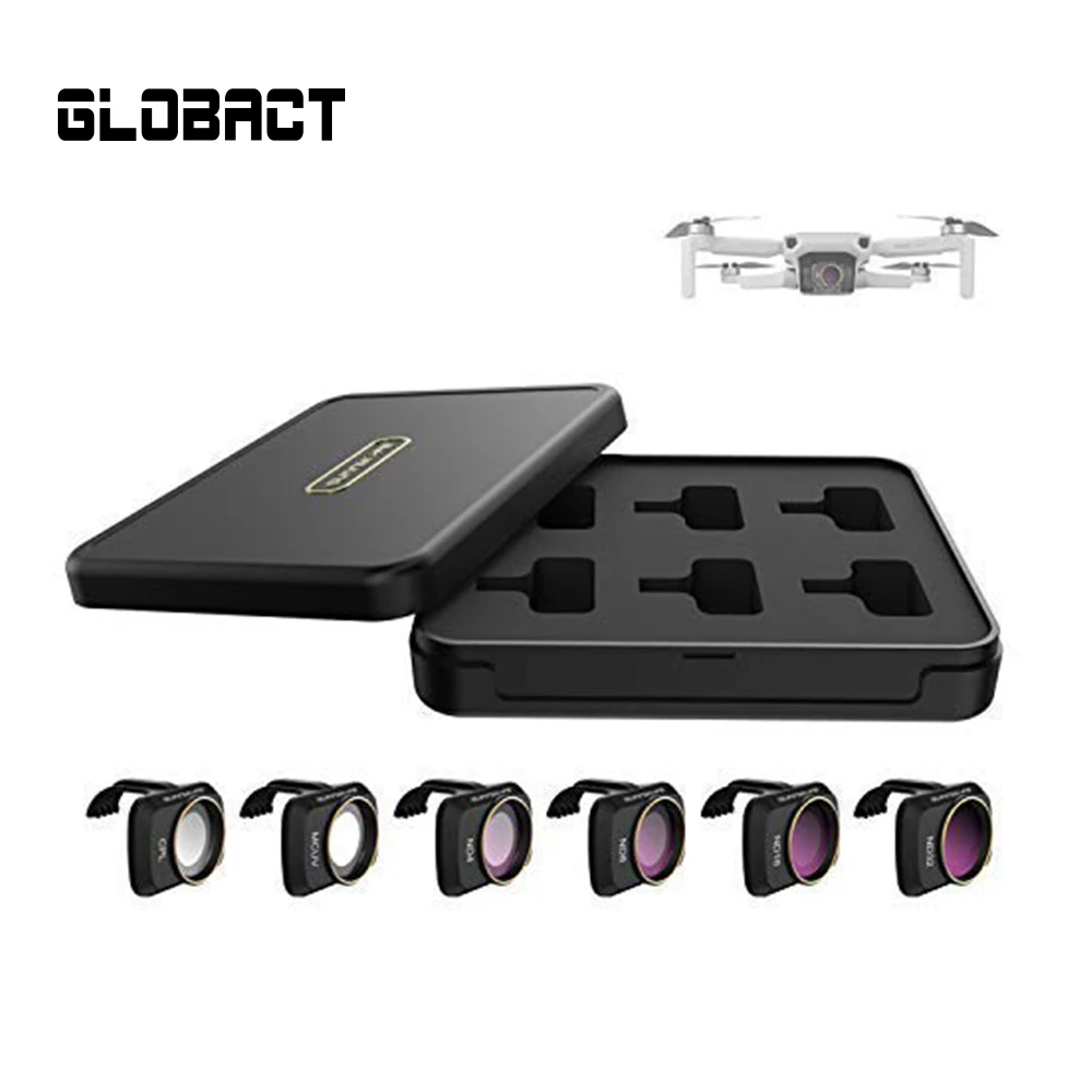 Set Di Filtri Per Lenti Globact Compatibile Dji Mini2/Mavic Mini/Mini Se/Mini2 Se Accessori 6 Pezzi Combo Multi Coated Filtri Obiettivo Della Fotocame