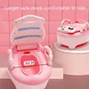 Cute Cow Portable Potty Baby Toilet Potty Training Seat Child Pot Girls Boy Potty Kids Chair Toilet Seat Pot Travel Toilet 2