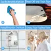 1pcs Acrylic Mirror With Wall Suction Shower Mirror For Man Shaving Women Makeup Portable Travel Bathroom Accessories 5