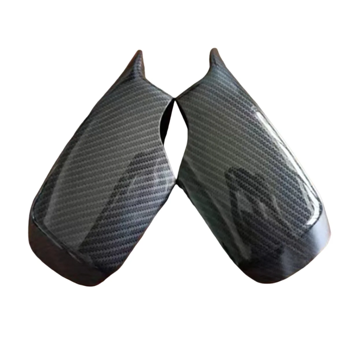 

Car Carbon Fiber Pattern Ox Horn Rearview Side Mirror Cover for BMW 3 Series E46 1998-2005 5 Series E39 1995-2004