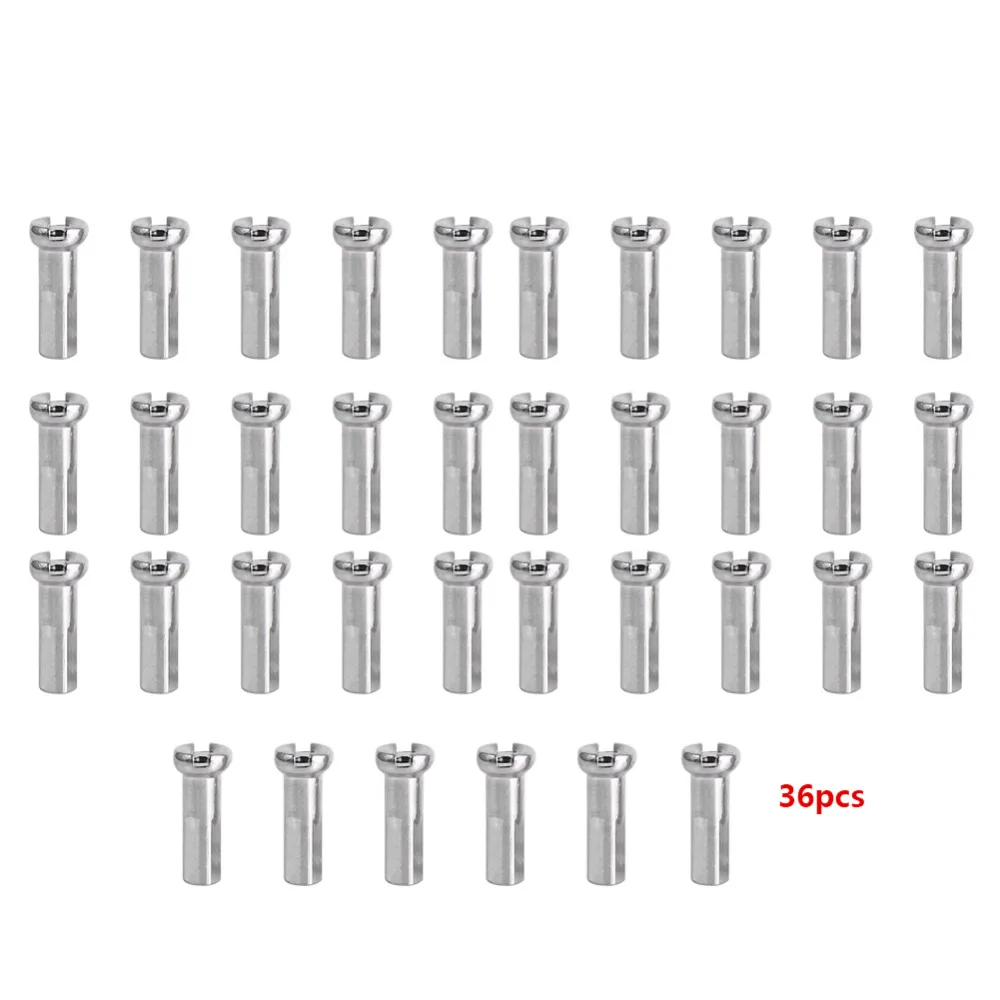 36Pcs 14G Spokes 2mm Diameter Steel Spokes With Nipple Clycling Mountain Bike Wheel 259mm 261mm Accessory