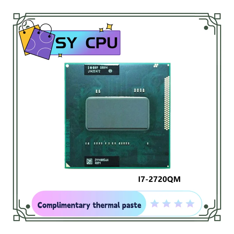 

I7 2720QM I7-2720QM SR014 2,2 ГГц 6M процессор для ноутбука Socket G2 / rPGA988B поддержка HM65