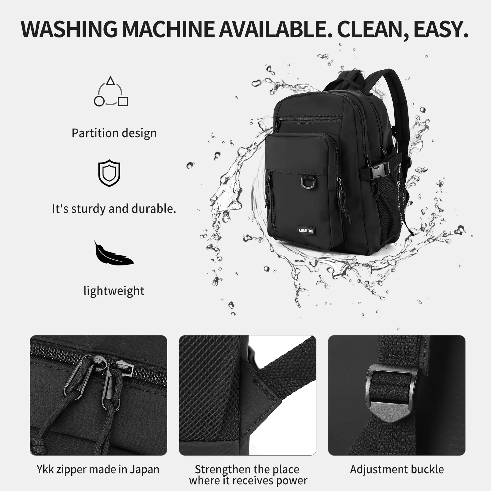 School Backpack Teenager High School Girls' Backpacks Casual Notebooks rucksack herren, Waterproof Backpack mochila eastpak