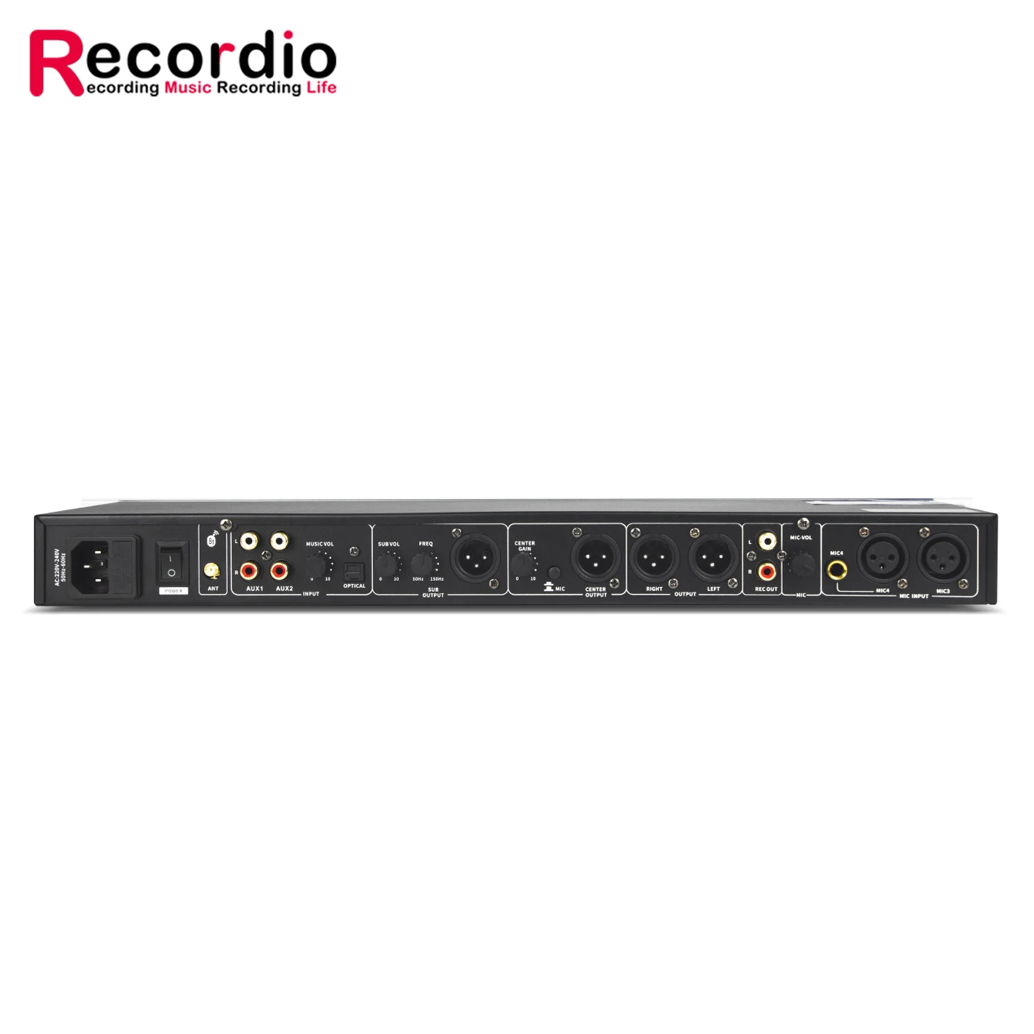 GAX-LX9 Professional Digital Preamp Effector Dual Reverberation DSP Effect Karaoke Home Stage Processing Effector