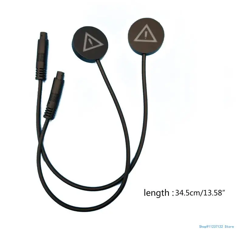 2Pcs Car System bsd Warning Light Distance Assist Lane Changing Tool Mirror Radars Detection