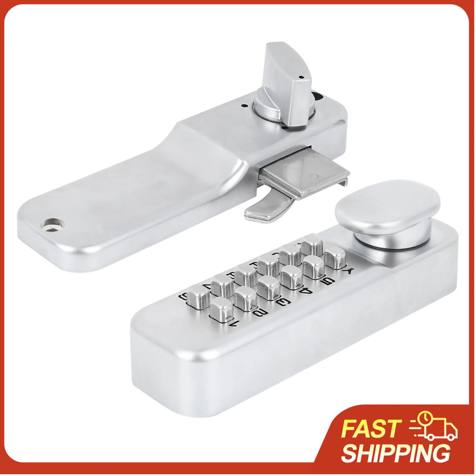 Fechadura mecânica de combinação de 1 a 11 dígitos, porta deslizante, acesso sem chave para cozinha, varanda, segurança doméstica, fechadura de porta deslizante