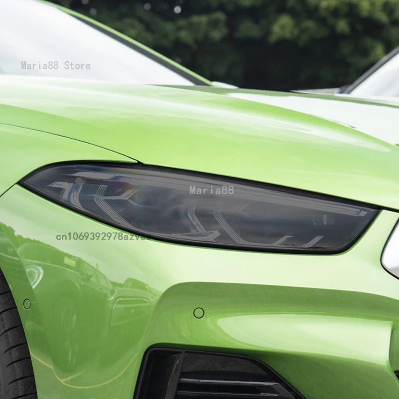 

Аксессуары для BMW G14 G15 серии 8 2018-2021 Защитная пленка для автомобильных фар Прозрачная черная наклейка из ТПУ